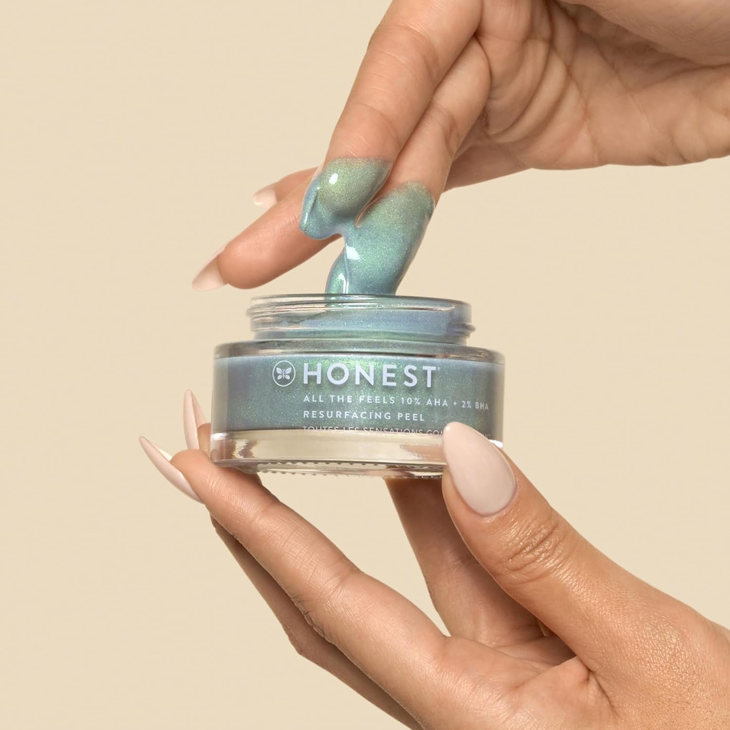 All the Feels Resurfacing Peel | 10% AHA + 2% BHA | Deeply Exfoliates + Renews Skin | Vegan + Cruelty Free | 1.7 Oz