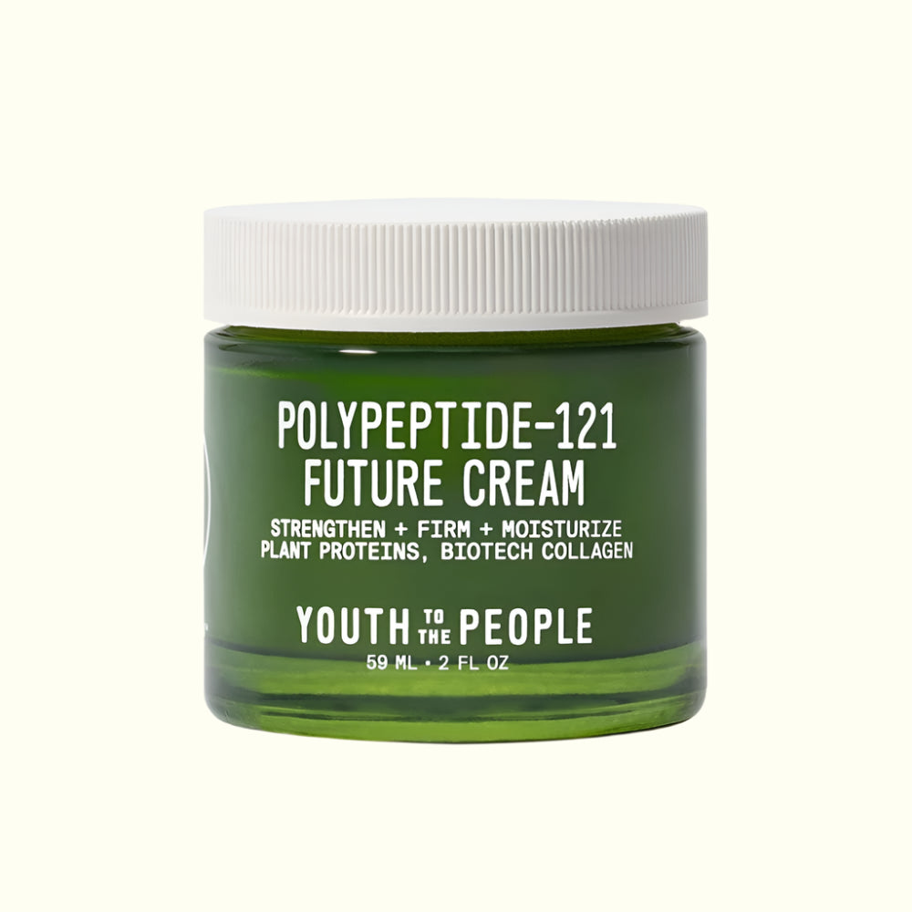 121-Polypeptide Future Cream (2 Fl Oz), Firming Face Moisturizer, Reduce Fine Lines, Improve Elasticity, Vegan Collagen Peptide, Plant Proteins + Ceramides, Fragrance-Free