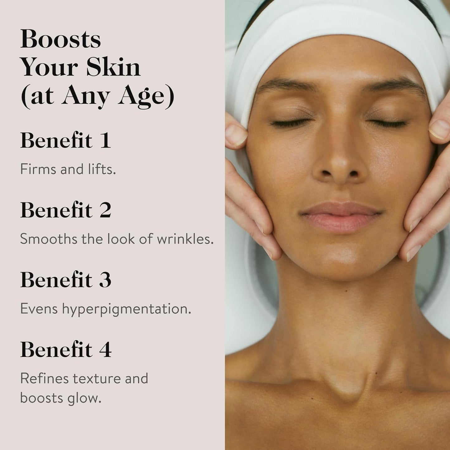 Beauty Peptide Serum |Reduces Fine Lines, Wrinkles, & Dark Spots | Peptides, Ceramides, & Niacinamide | anti Aging Treatment to Improve Firmness & Elasticity | 1 Fl Oz