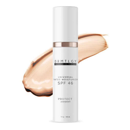 Anti-Aging Tinted Moisturizer SPF 46 – Sheer Face Sunscreen & Lightweight Makeup with Broad Spectrum UV Protection – Hydrating Skin Care & Face Moisturizer – FSA HSA Eligible (1.7 Oz)
