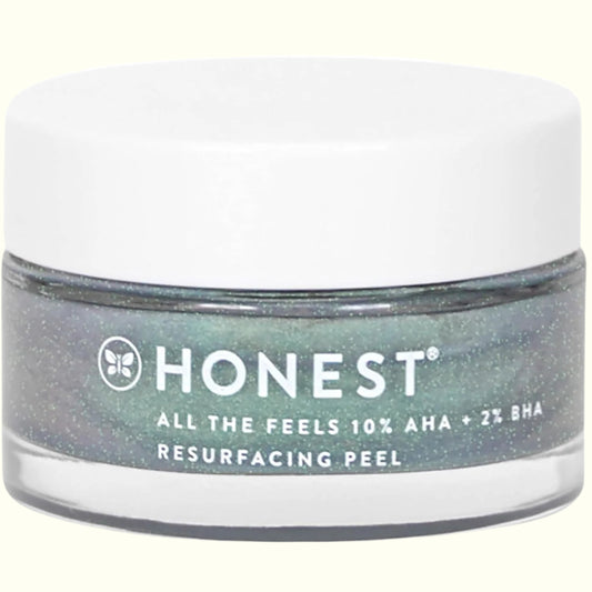 All the Feels Resurfacing Peel | 10% AHA + 2% BHA | Deeply Exfoliates + Renews Skin | Vegan + Cruelty Free | 1.7 Oz